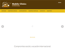 Tablet Screenshot of mobileclinicsinternational.com